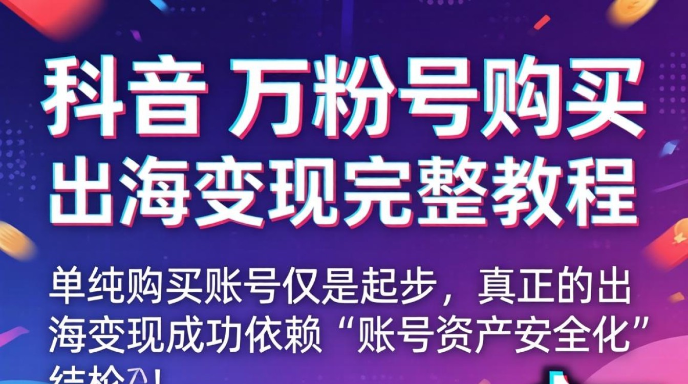 TikTok 万粉号购买价格及出海变现完整教程