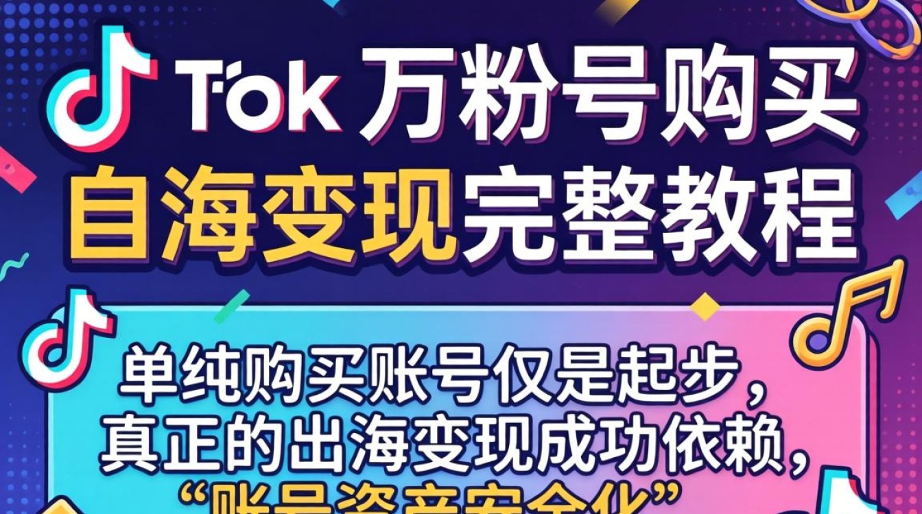 TikTok 万粉号购买价格及出海变现完整教程