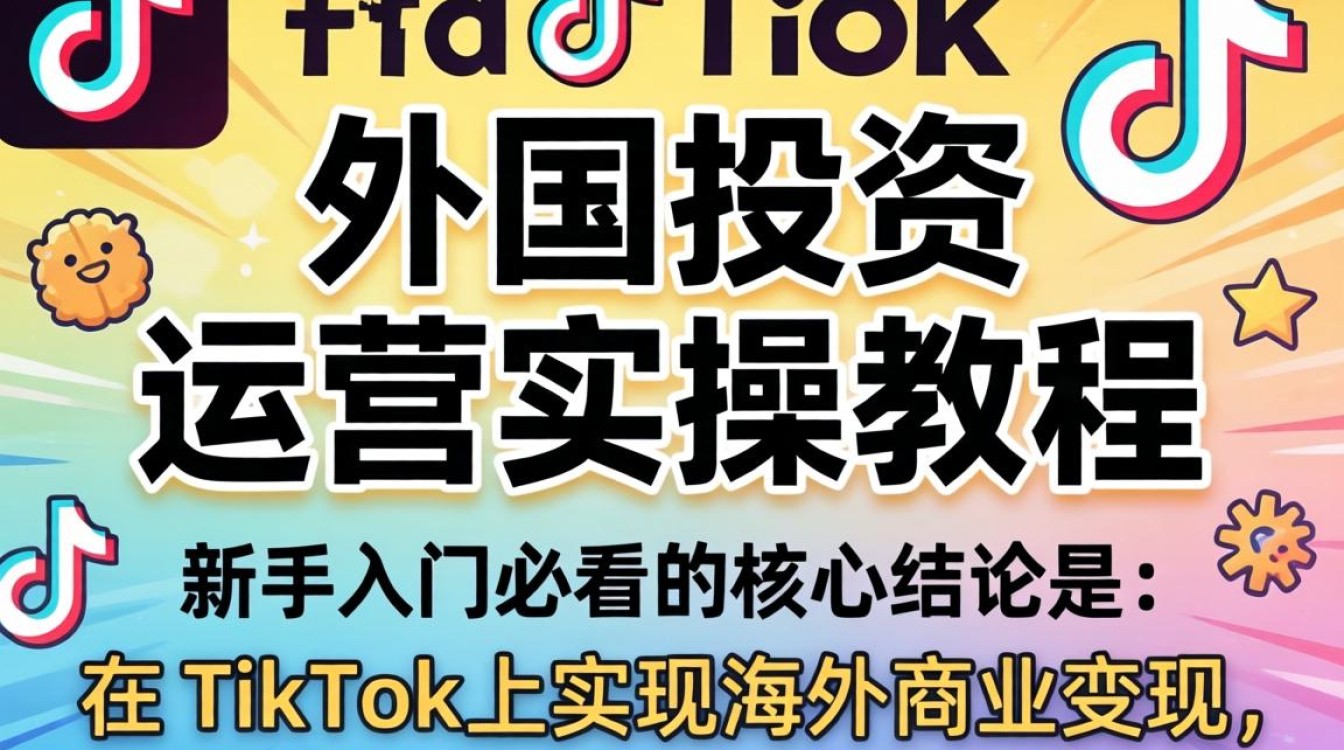 TikTok 外国投资运营实操教程新手入门必看