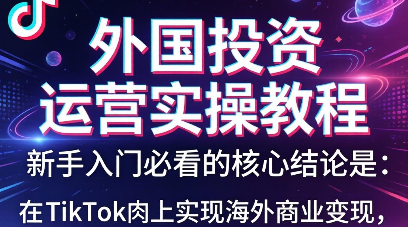 TikTok 外国投资运营实操教程新手入门必看