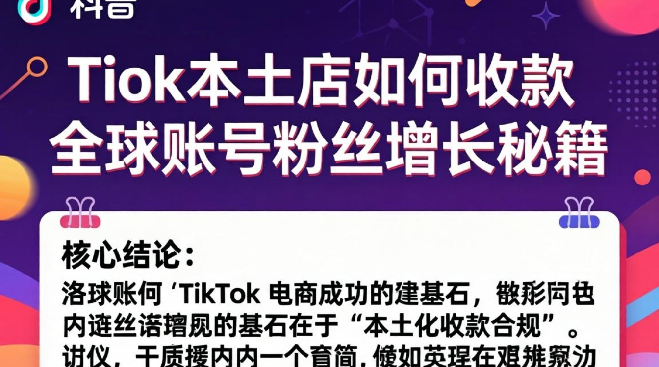 TikTok 本土店如何收款,TikTok 本土店收款流程是什么,TikTok 全球账号粉丝增长 TikTok 本土店收款流程是什么