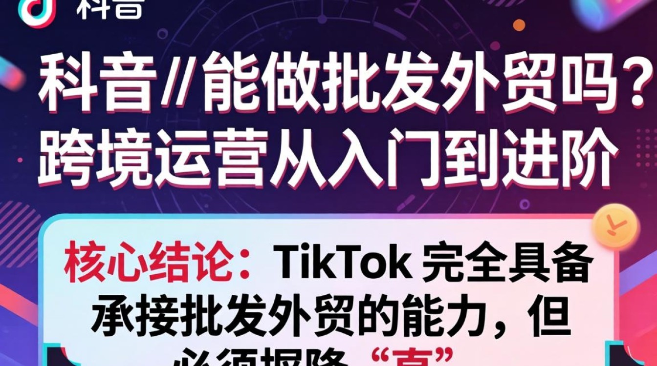 TikTok 能做批发外贸吗