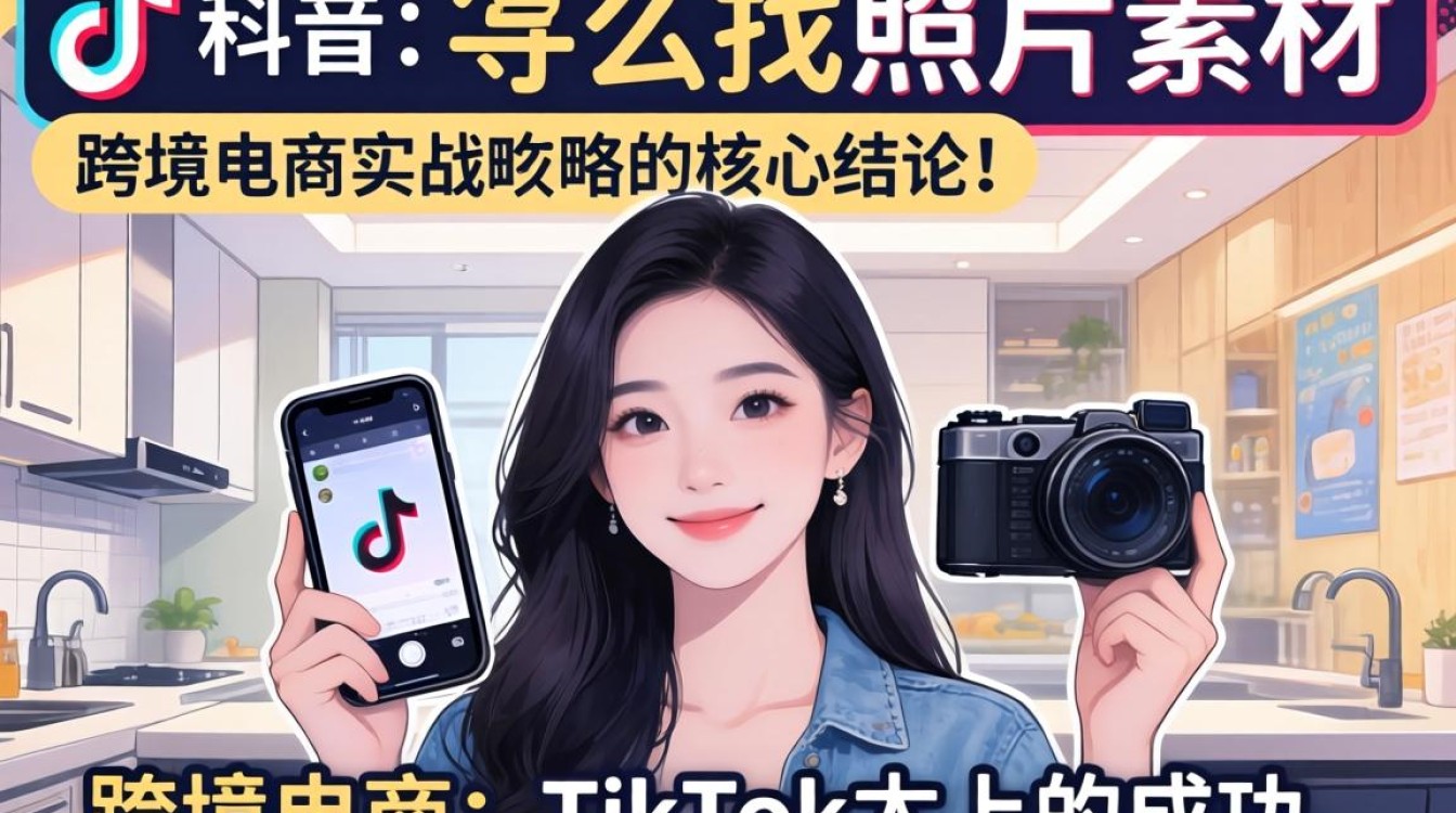 TikTok 怎么找照片素材