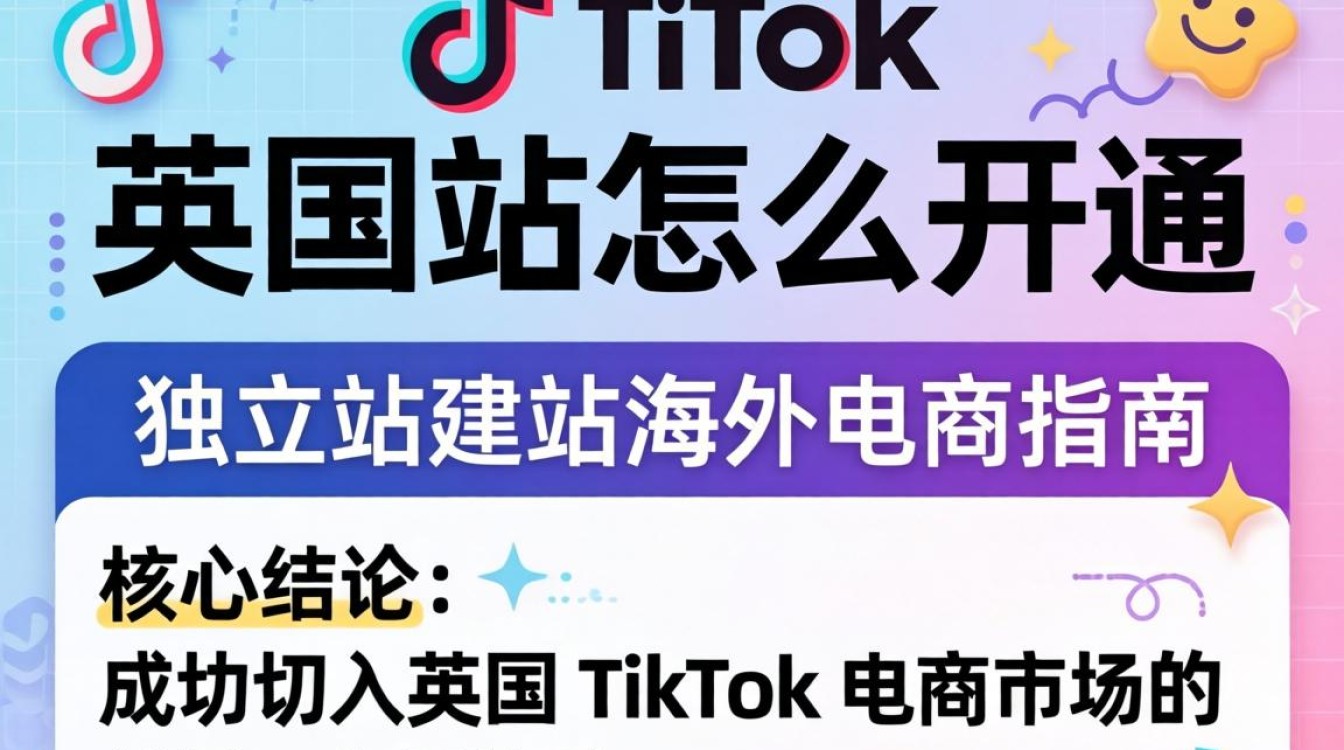 TikTok 英国站开通条件及独立站建站指南