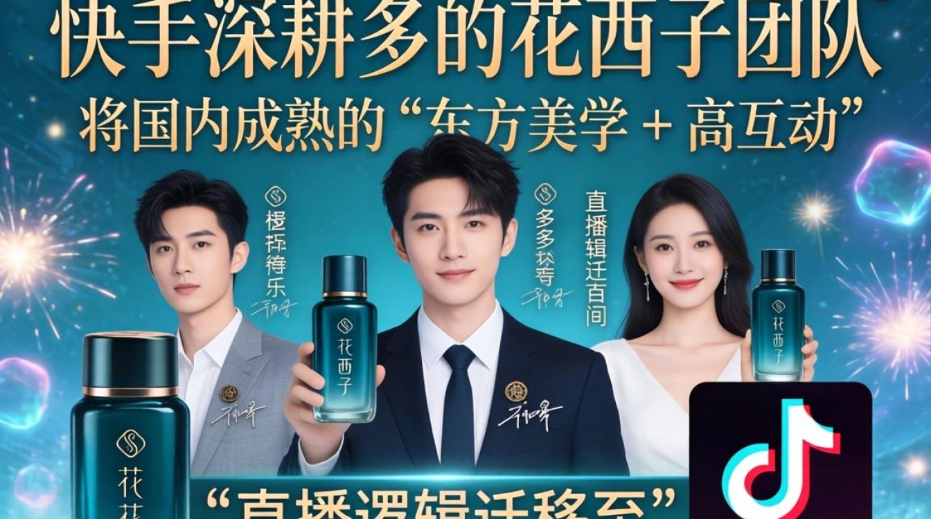 快手花西子 TikTok 跨境直播怎么做