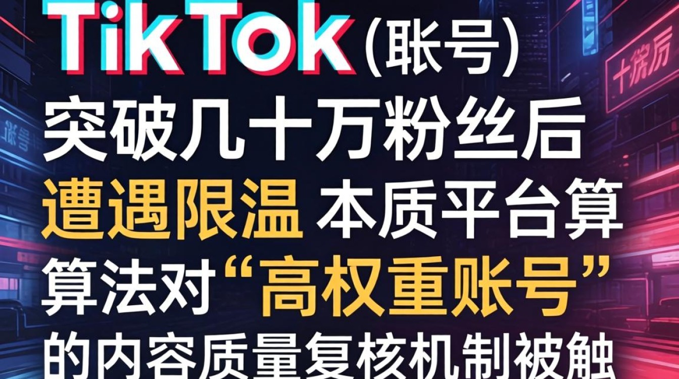 TikTok 限流原因及粉丝增长运营秘籍
