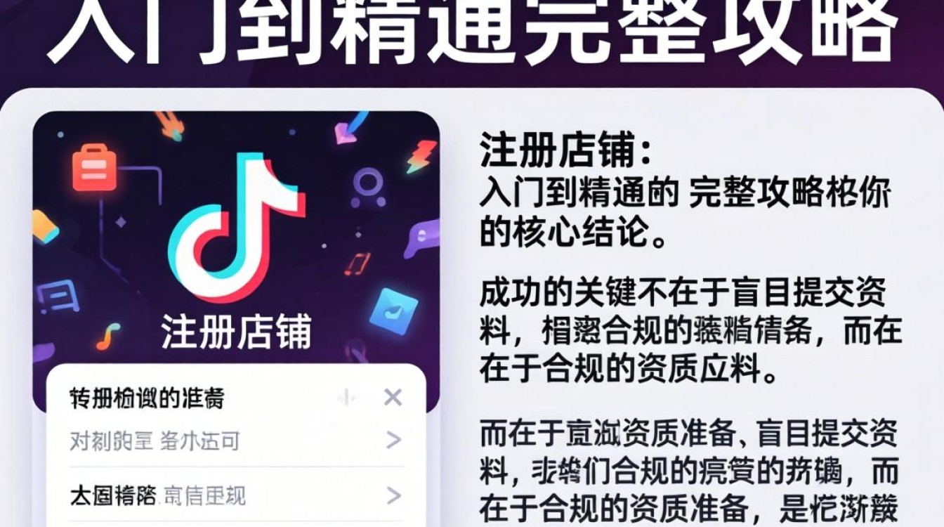 TikTok 店铺注册流程及条件