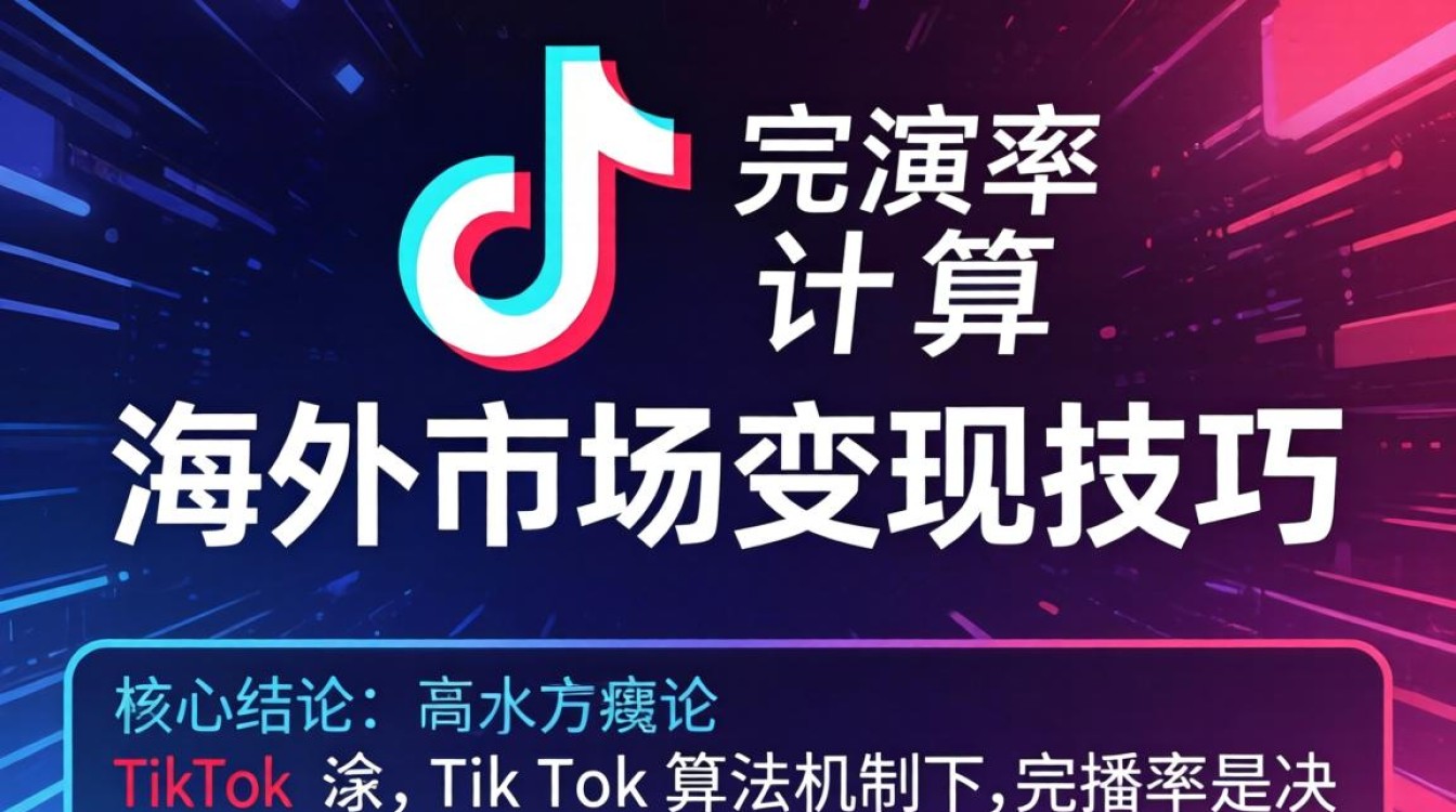 TikTok 完播率怎么算