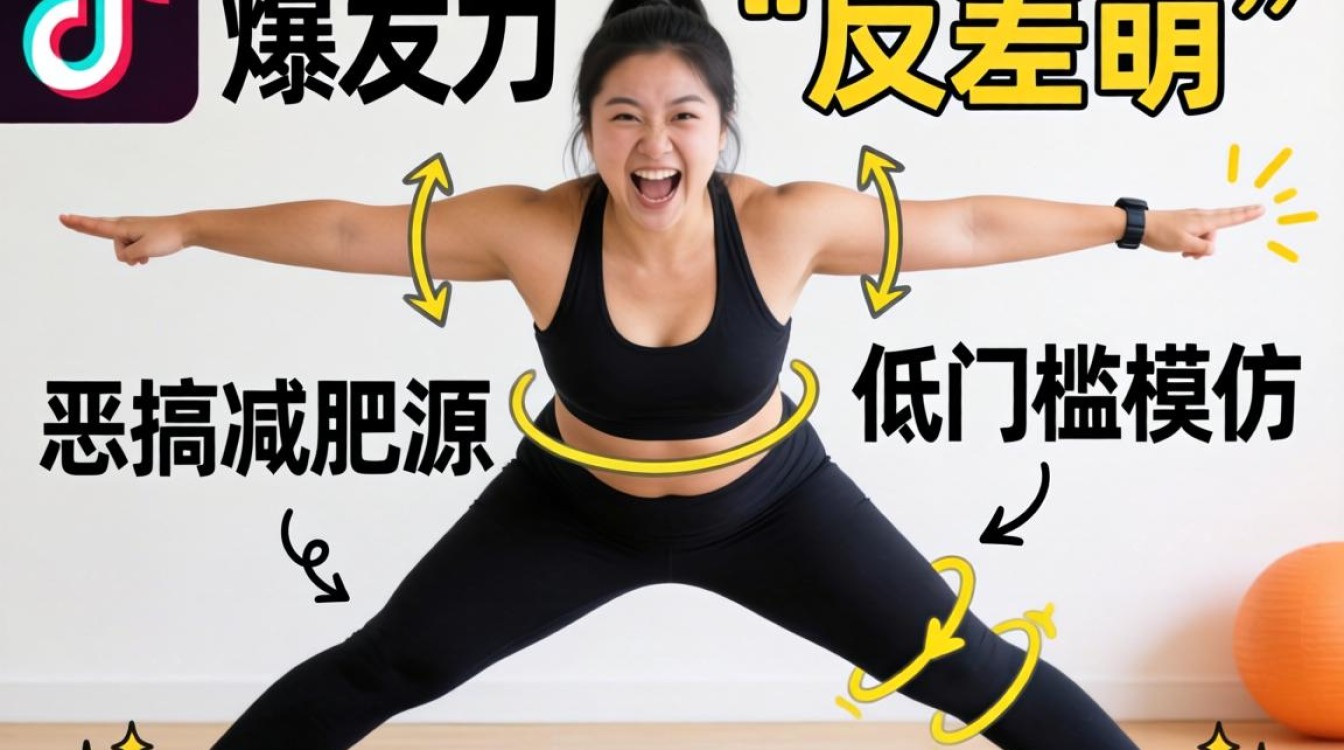 TikTok 恶搞减肥操 运营实操教程