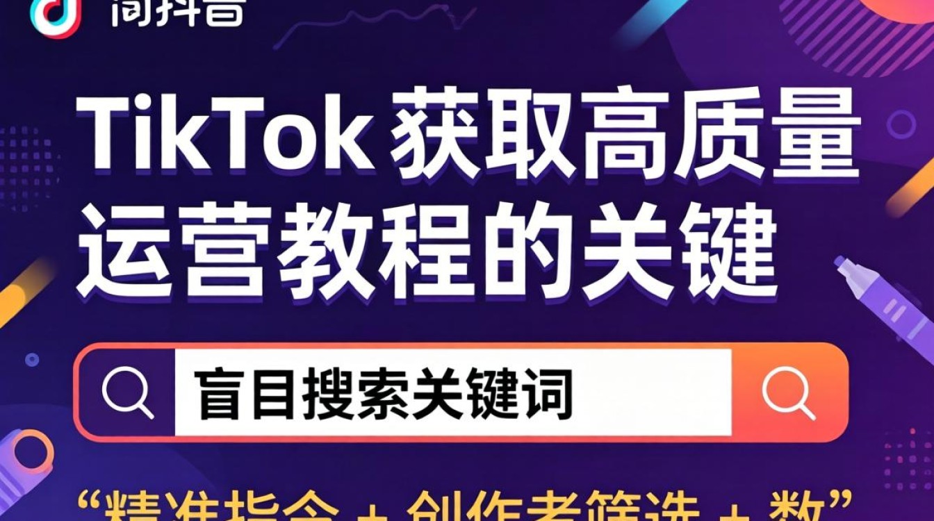 TikTok 怎么搜索好看的运营实操教程