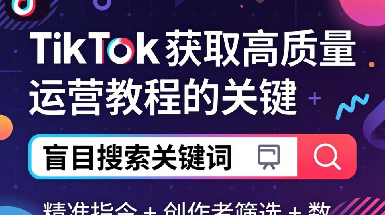 TikTok 怎么搜索好看的运营实操教程