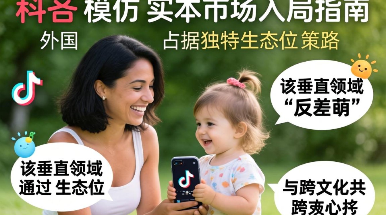 TikTok 外国女人模仿小孩