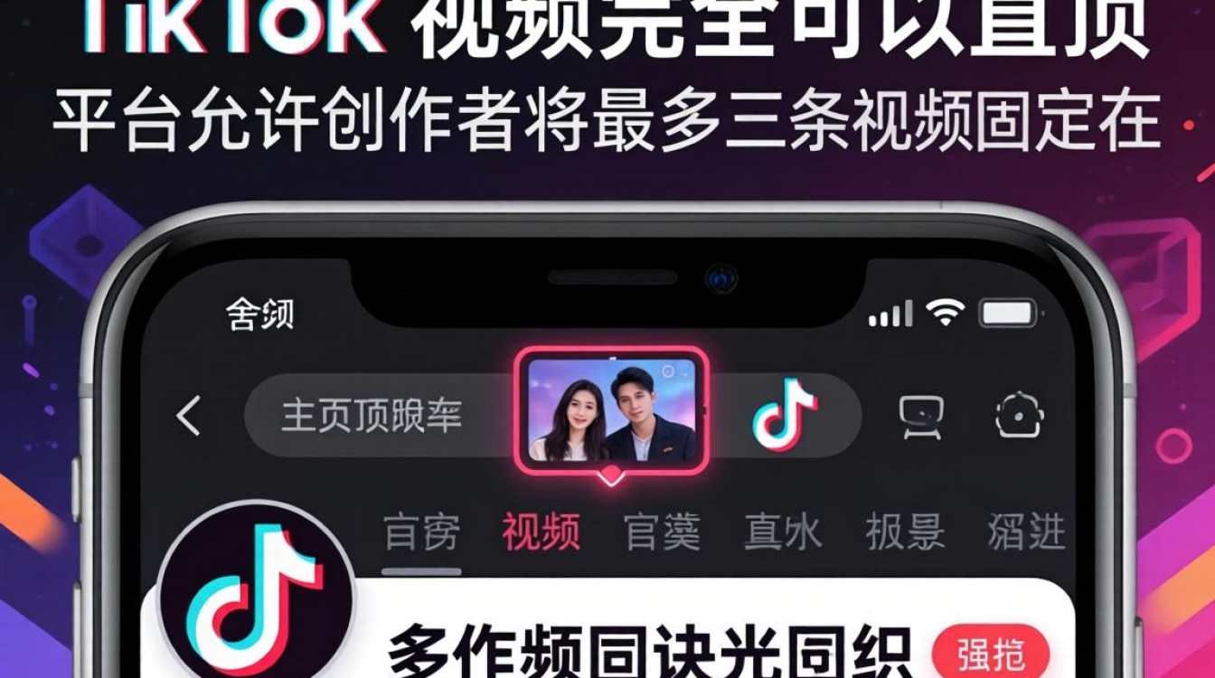 TikTok 视频可以置顶吗