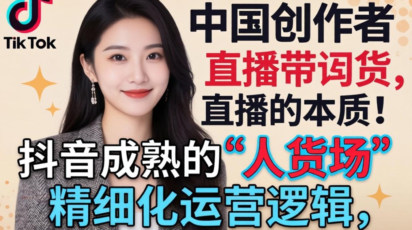 抖音中国美女玩 TikTok 直播带货玩法详解