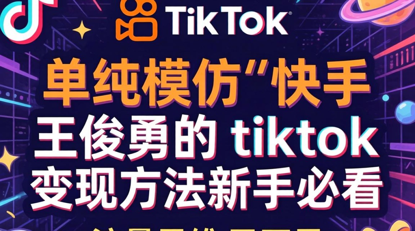快手王俊勇的 TikTok 变现方法新手必看