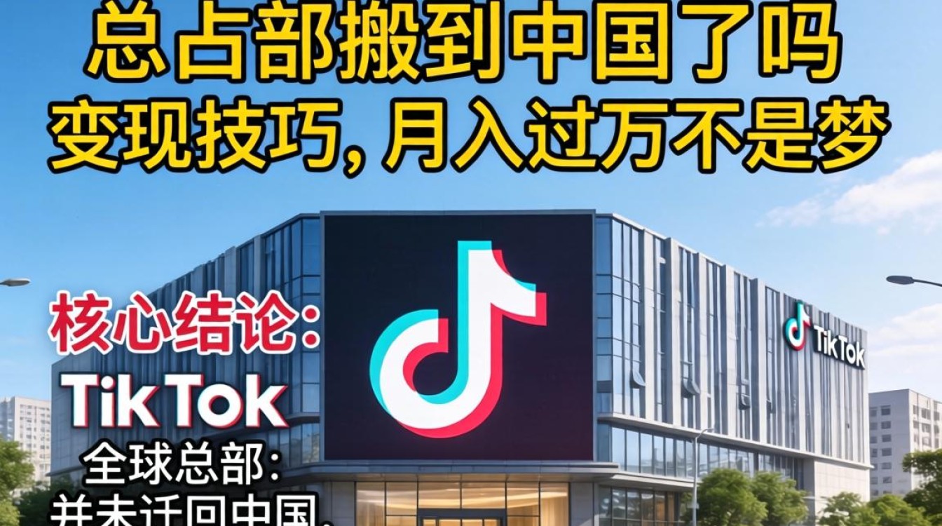 TikTok 总部搬到中国了吗