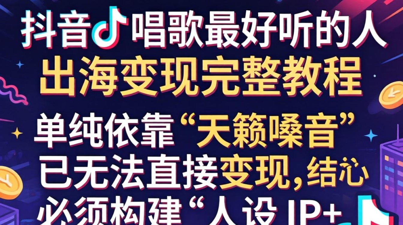 TikTok 唱歌最好听的人是谁?TikTok 出海变现完整教程 TikTok 唱歌最好听的人是谁