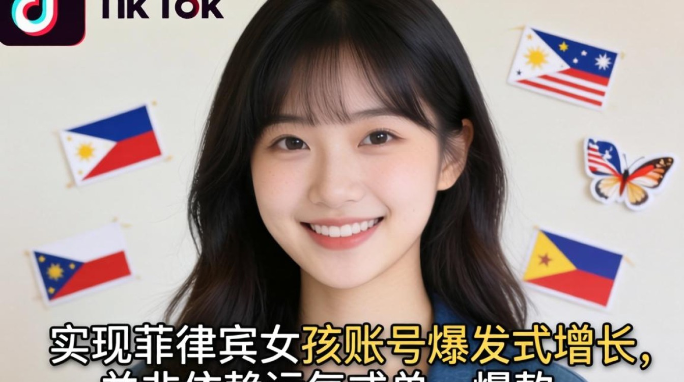 TikTok 火的菲律宾女孩全球账号粉丝增长秘籍
