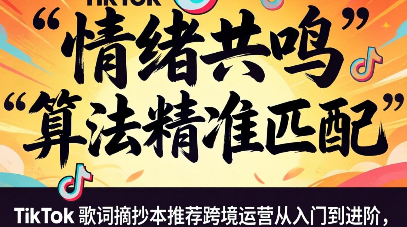 TikTok 歌词摘抄本推荐跨境运营从入门到进阶