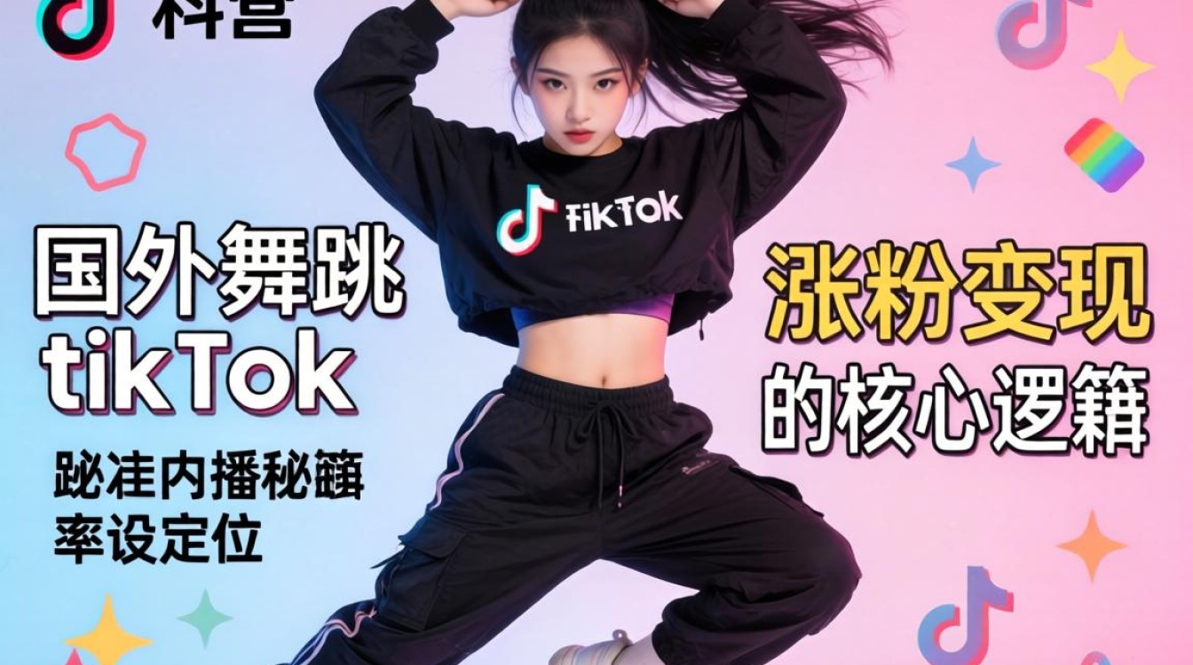 账号运营国外女孩跳TikTok舞蹈怎么涨粉变现