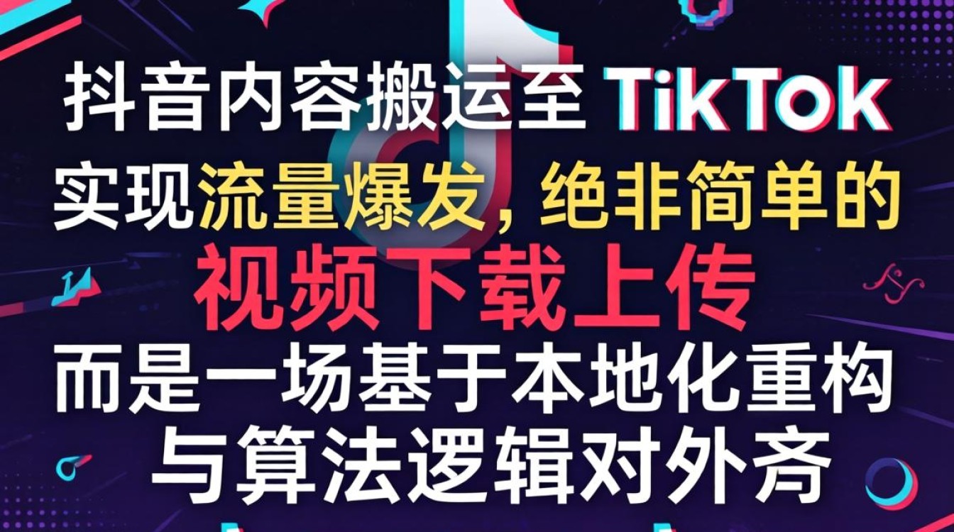 YouTube 搬抖音到 tiktok 怎么优化
