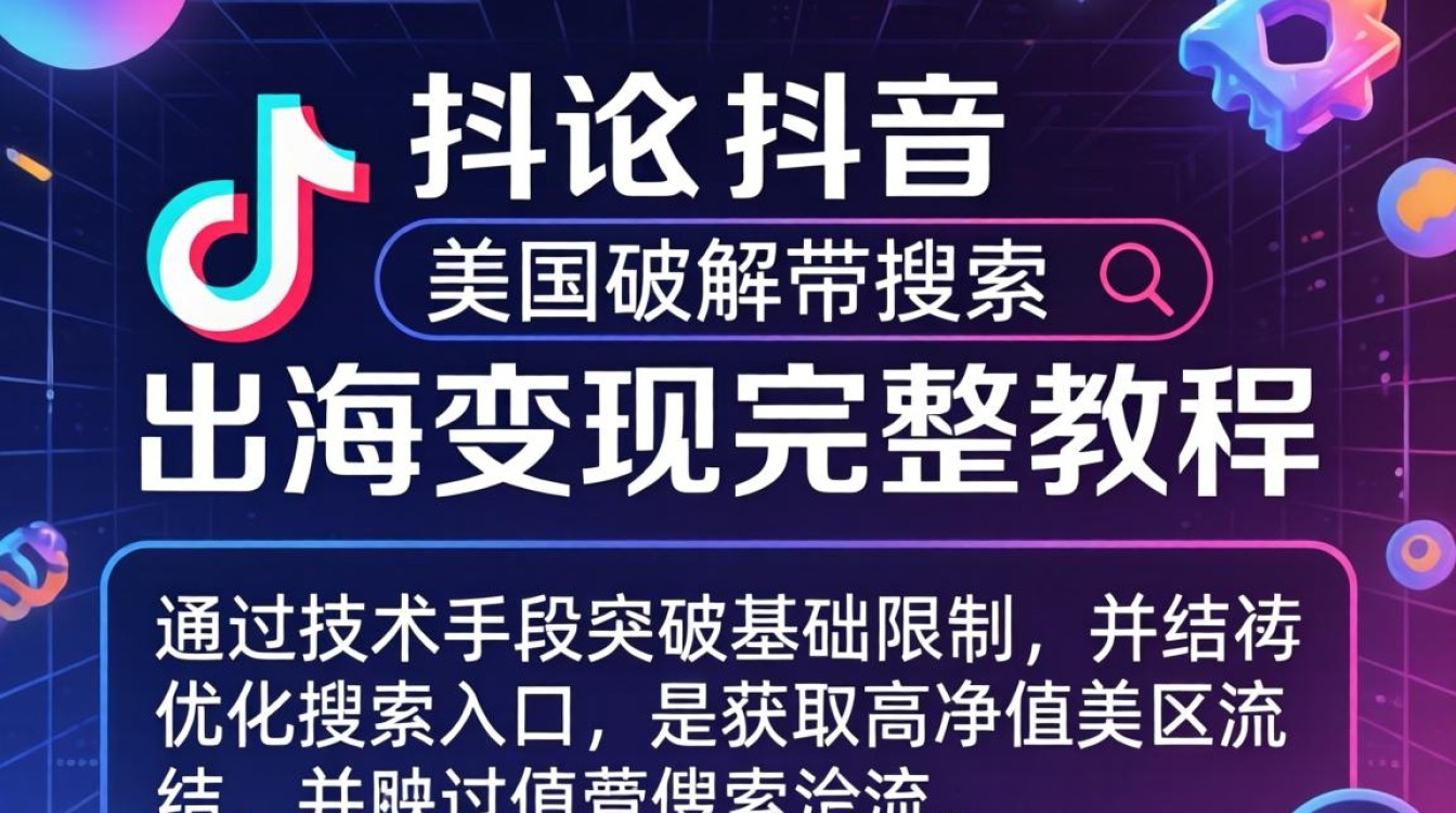 TikTok 美版破解带搜索出海变现完整教程