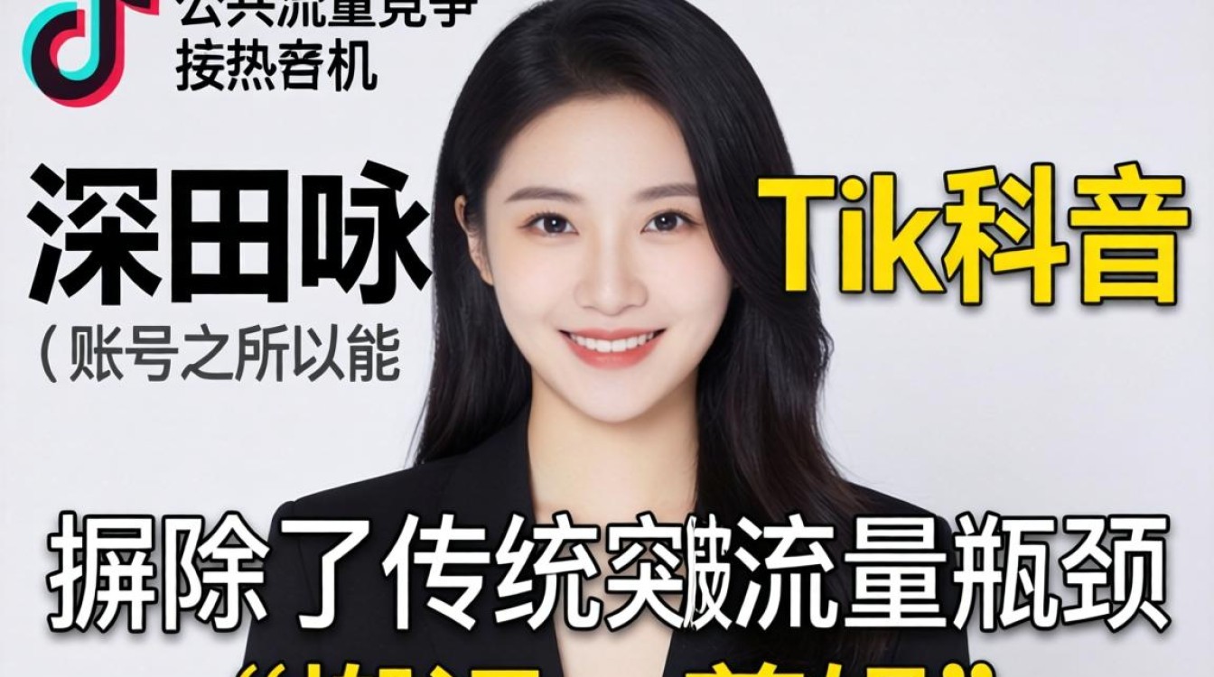 公域获取深田咏美TikTok如何突破流量瓶颈