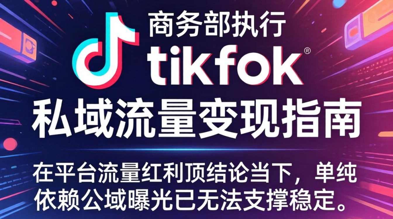 抖音商务部执行 TikTok 私域流量变现指南