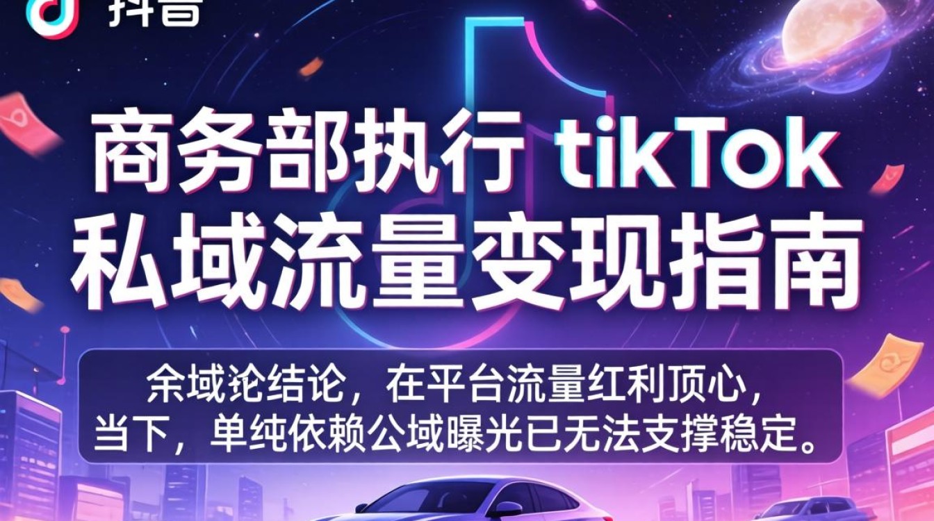 抖音商务部执行 TikTok 私域流量变现指南