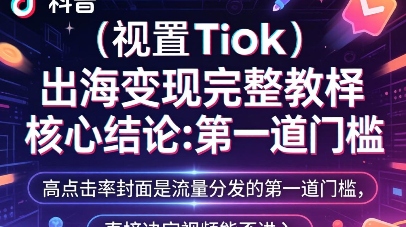 TikTok 封面设置教程与出海变现技巧