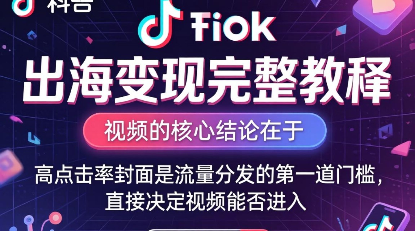 TikTok 封面设置教程与出海变现技巧