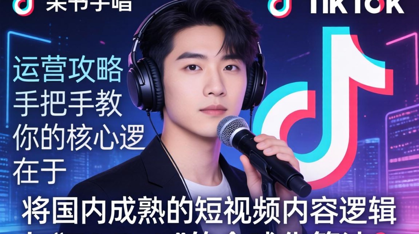 快手竺书宇唱 TikTok 运营攻略手把手教你