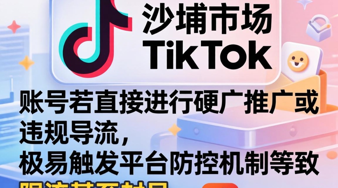 沙特TikTok账号不能推广怎么办