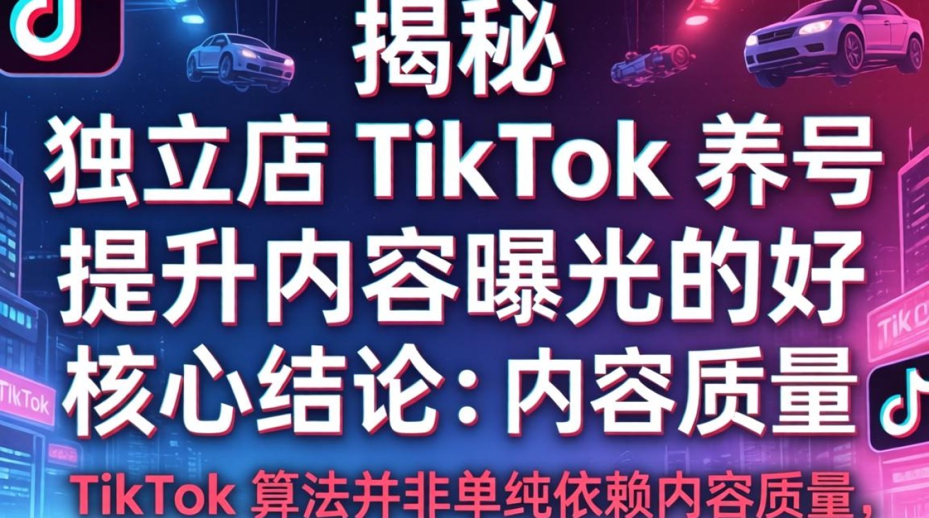 tiktok账号怎么养能提升内容曝光