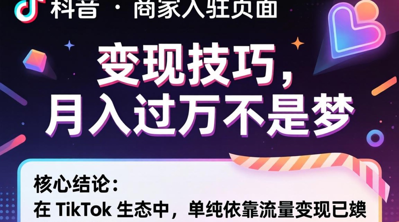 TikTok 商家入驻页面怎么操作