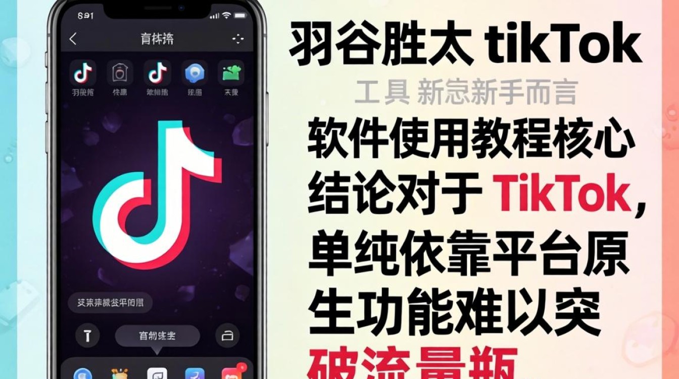 新手工具羽谷胜太tiktok 软件使用教程