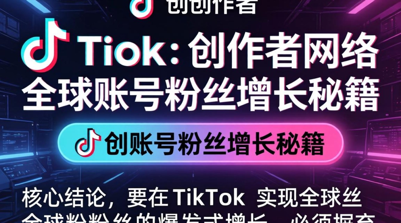TikTok 创作者网络全球账号粉丝增长秘籍