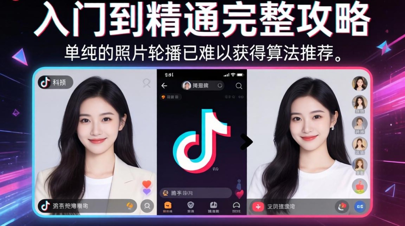 TikTok 上传照片生成视频怎么做