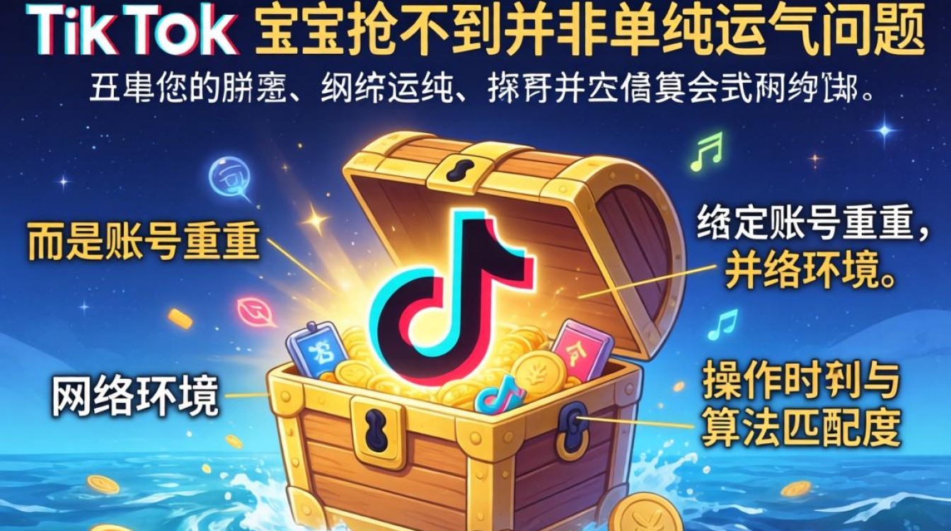 TikTok 宝箱怎么抢不到