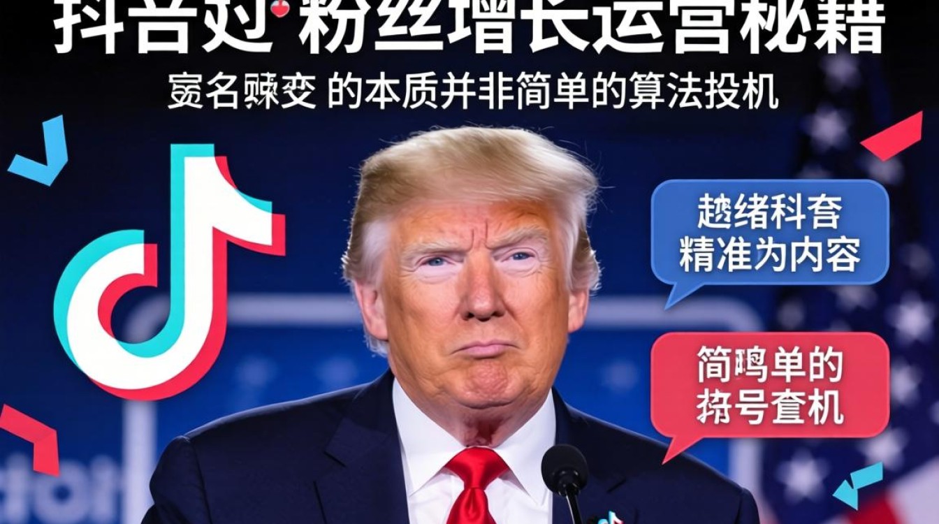 TikTok 将特朗普 粉丝增长运营秘籍