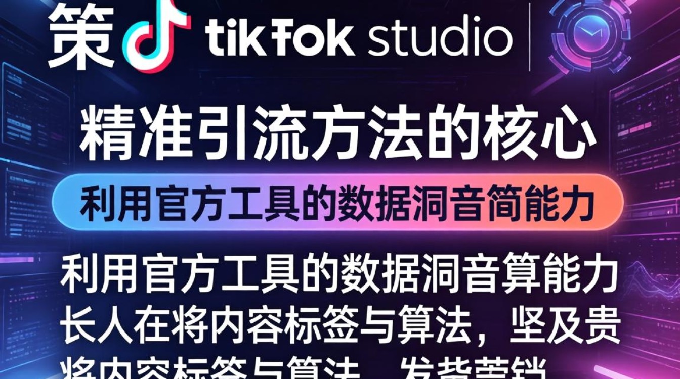 tk上tiktok studio标签怎么精准引流