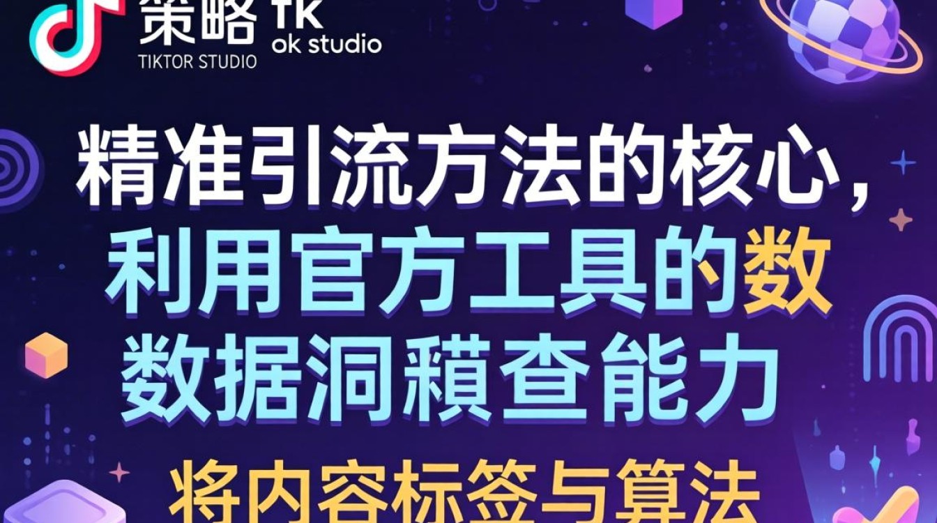 tk上tiktok studio标签怎么精准引流