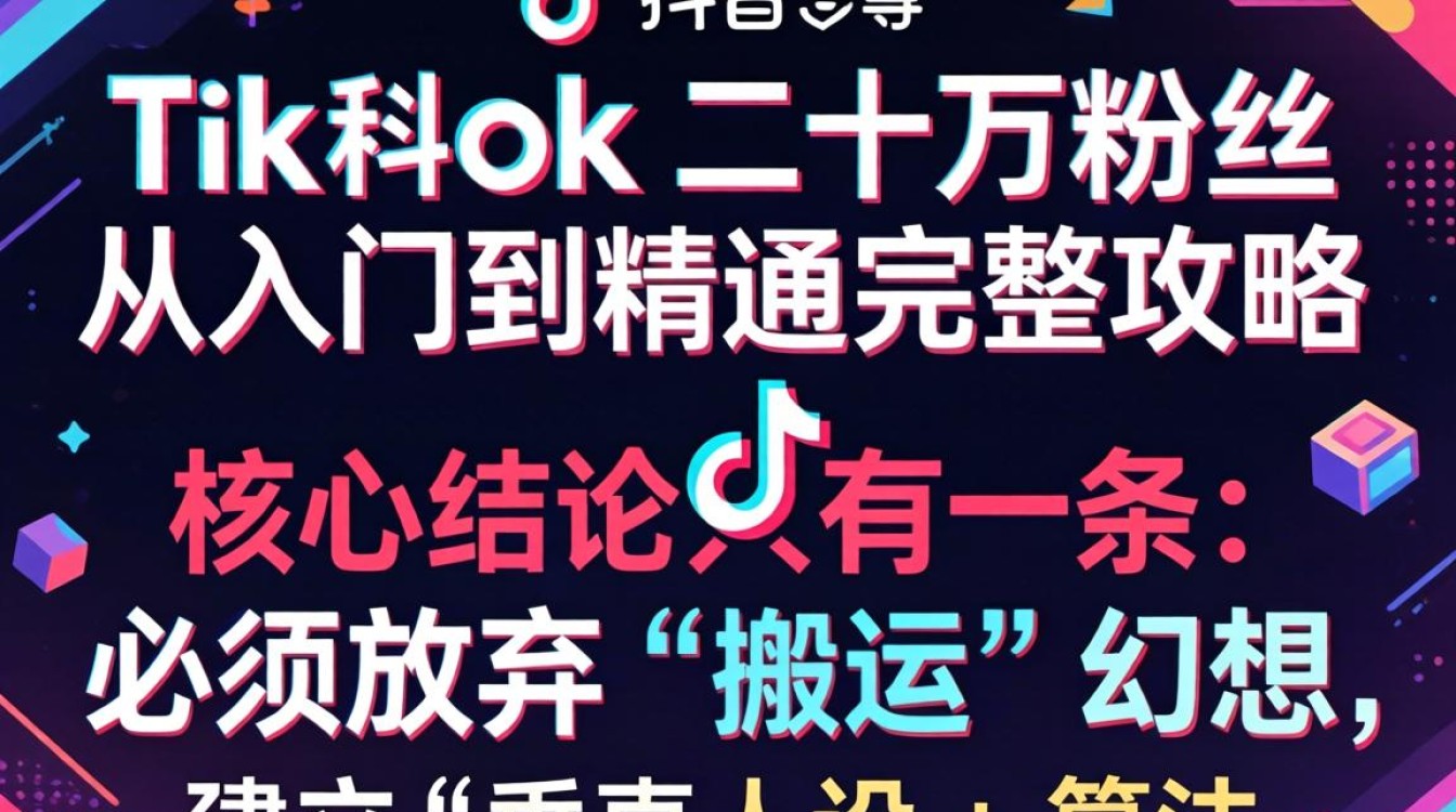 TikTok 二十万粉丝从入门到精通完整攻略