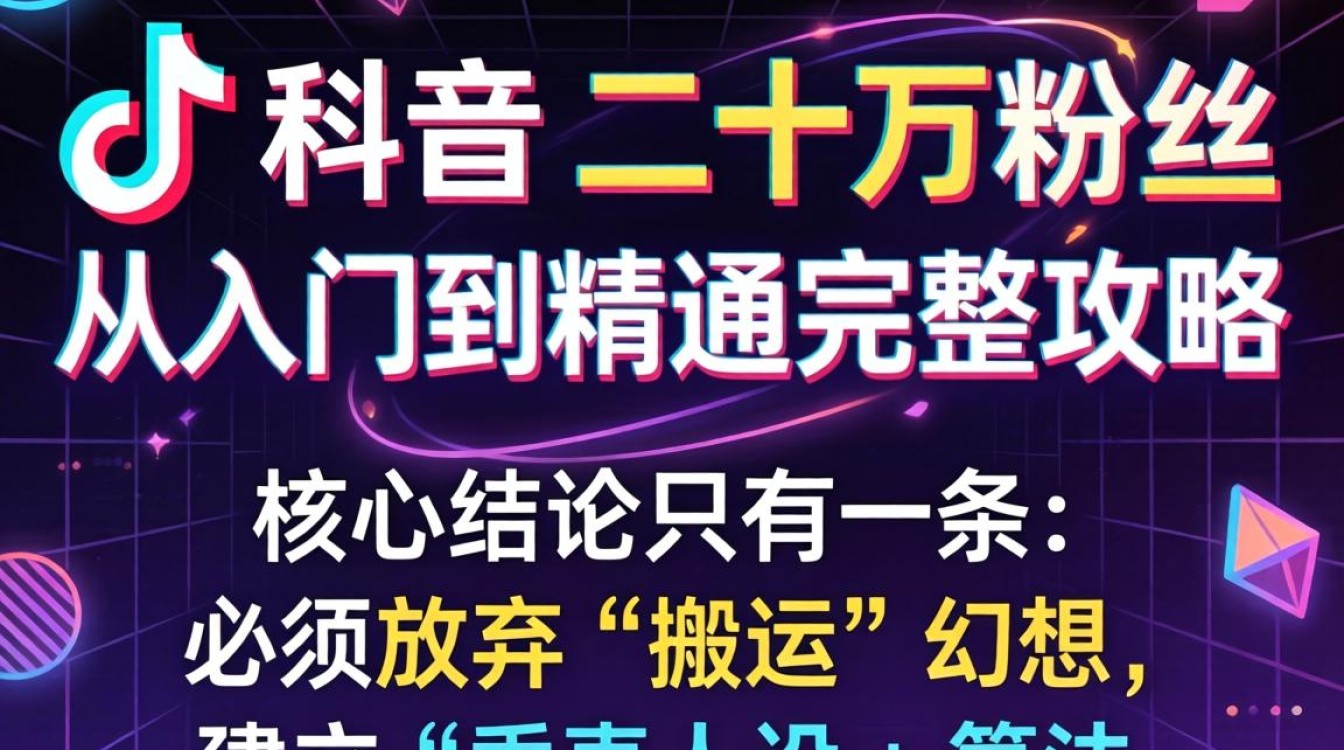 TikTok 二十万粉丝从入门到精通完整攻略
