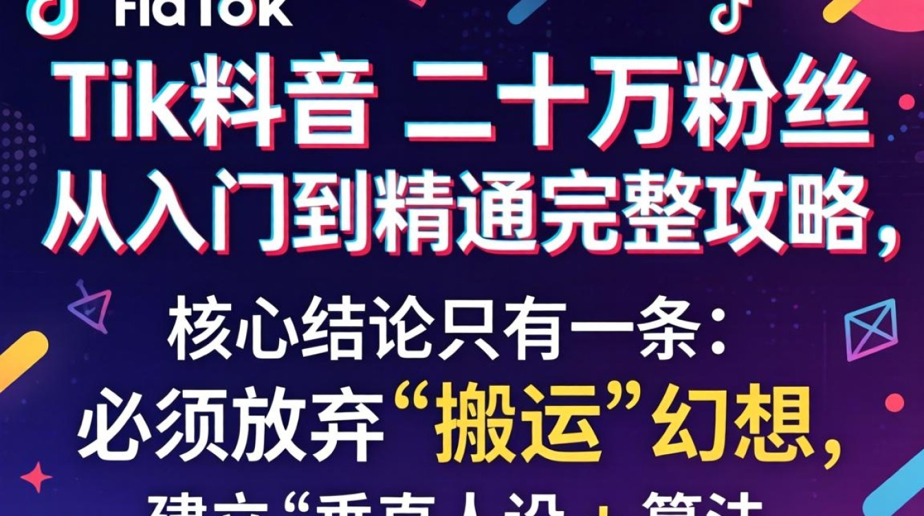 TikTok 二十万粉丝从入门到精通完整攻略