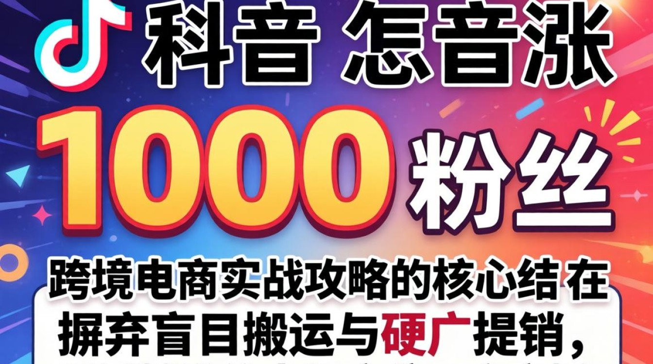 TikTok 怎么涨1000 粉丝