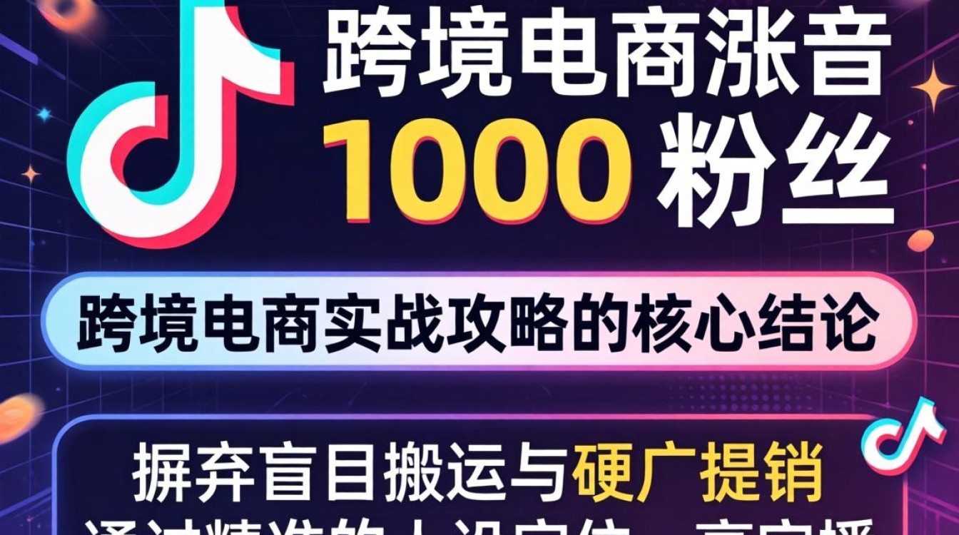 TikTok 怎么涨1000 粉丝