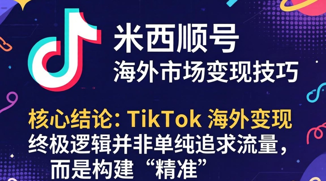 TikTok 米西的账号如何变现