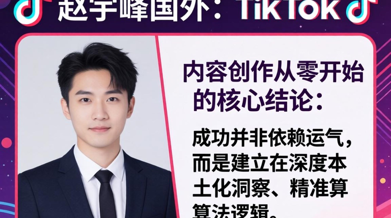 快手赵宇峰国外TikTok内容创作从零开始