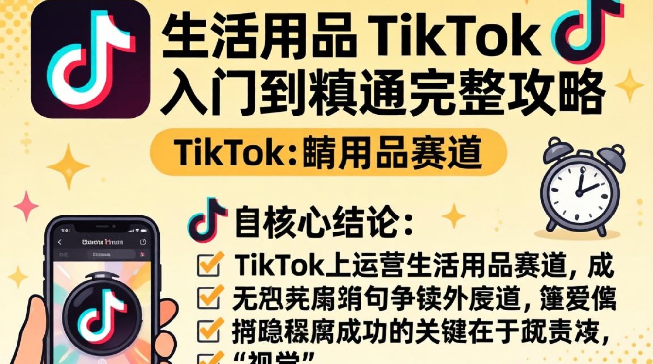 抖音生活用品怎么做?tiktok从入门到精通完整攻略 tiktok从入门到精通完整攻略